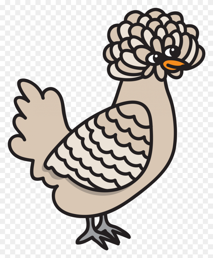 932x1141 Tan Chicken Cartoon, Bird, Animal, Beak HD PNG Download