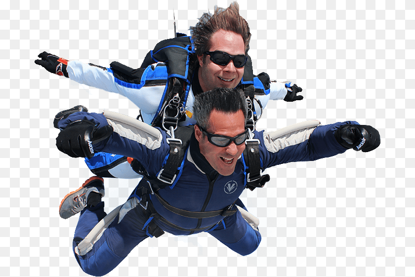700x561 Tandem Skydiving Skydiving, Accessories, Sunglasses, Male, Person PNG