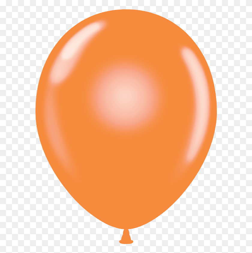 606x783 Tangerine Globos De Colores Naranja, Balloon, Ball HD PNG Download