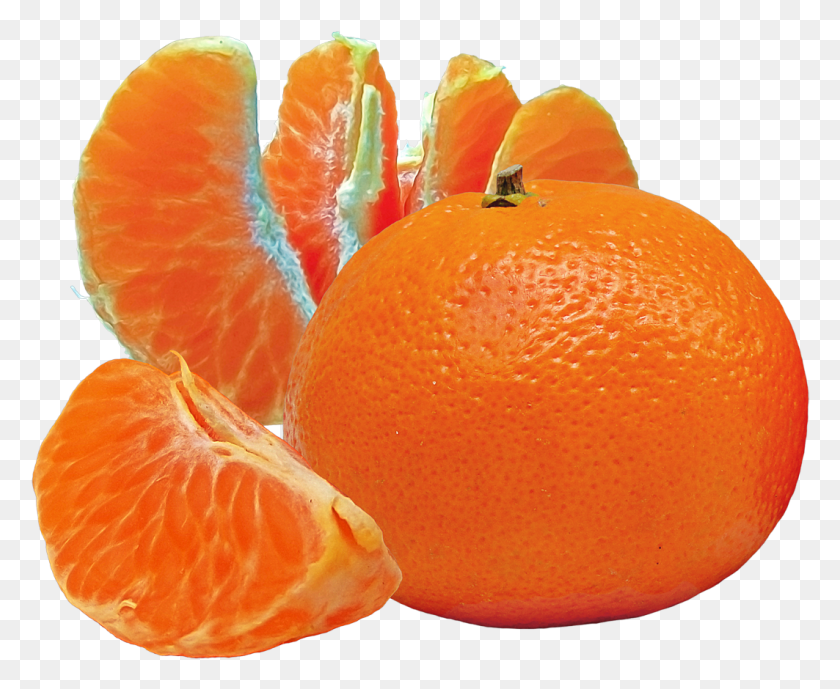 1063x858 Tangerines And Slices Tangerine, Citrus Fruit, Fruit, Plant HD PNG Download
