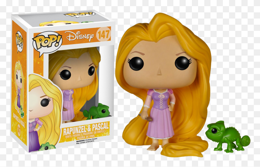 1470x907 Tangled Pop Glam Shots Rapunzel And Pascal Funko Pop, Doll, Toy, Figurine HD PNG Download