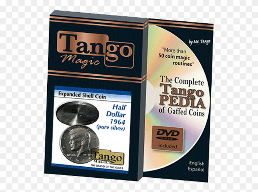 556x568 Tango Silver Line Expanded Shell Silver Half Dollar Coin, Money, Dvd, Disk HD PNG Download