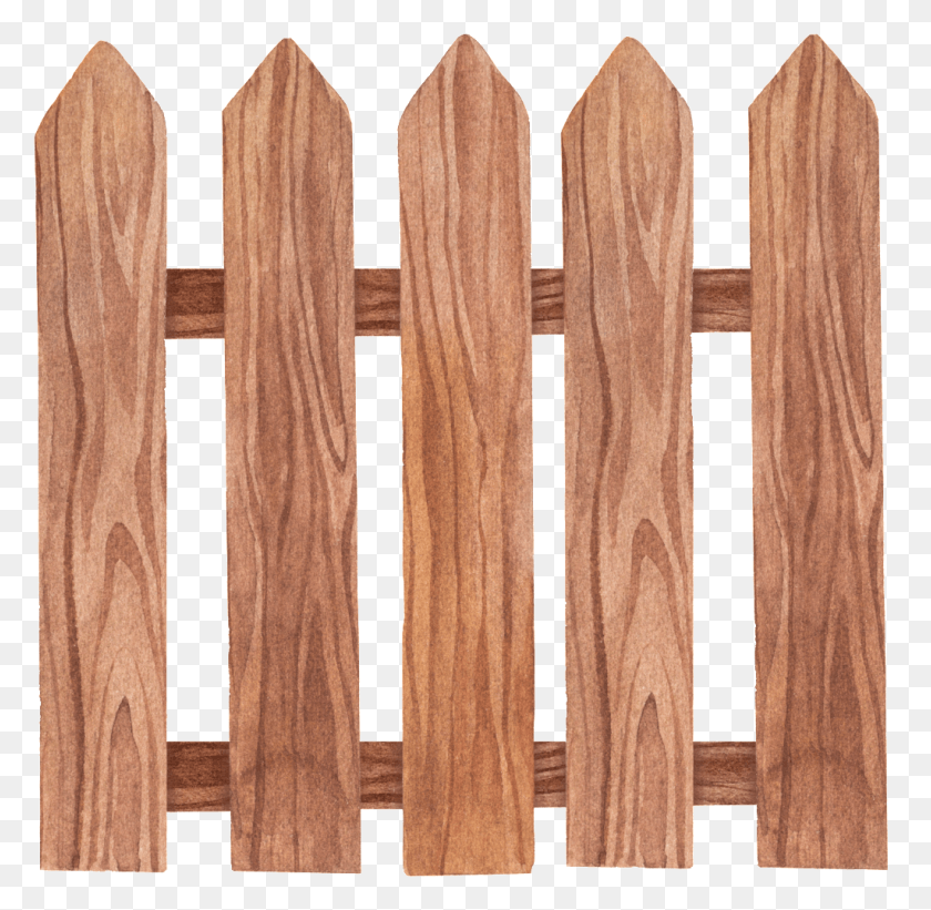1024x1000 Taninos Palisade Vectores Lumber, Picket, Fence, Wood HD PNG Download