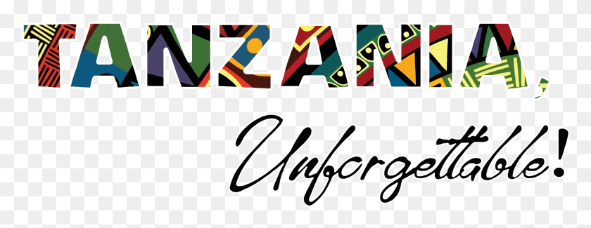 2035x692 Tanzania Unforgettable Calligraphy, Text, Label, Alphabet HD PNG Download