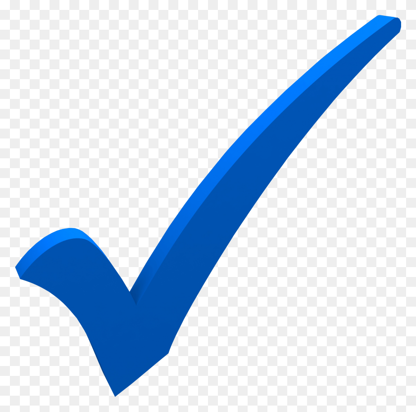 2261x2241 Tao De Libertad Tick Check Mark Transparent Blue Checkmark, Logo, Symbol, Trademark HD PNG Download