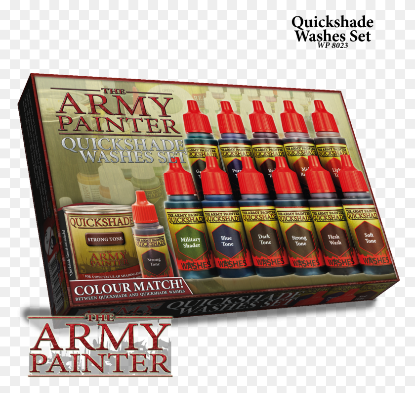 1260x1186 Tap Quickshade Washes Set Army Painter Quickshade Washes Set, Marker HD PNG Download