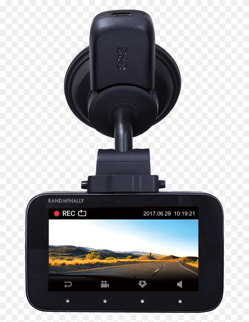 673x1025 Tap The Flashback Button To Capture And Save Footage Rand Mcnally Dashcam, Camera, Electronics, Tablet Computer HD PNG Download