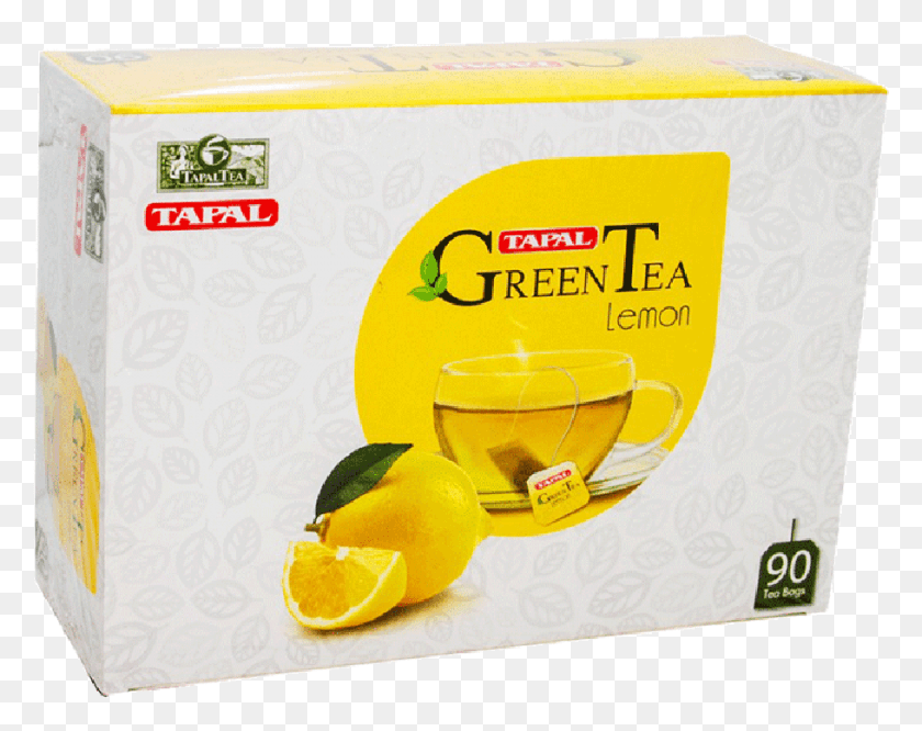 910x707 Tapal Green Tea Bags Lemon 90 Bags 135 Gm Tapal Tea, Plant, Citrus Fruit, Fruit HD PNG Download