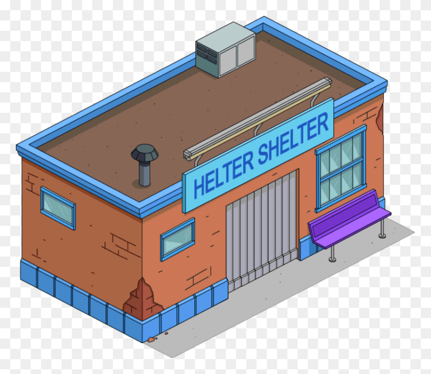 829x712 Tapped Out Helter Shelter Alcatraz, Neighborhood, Urban, Building HD PNG Download
