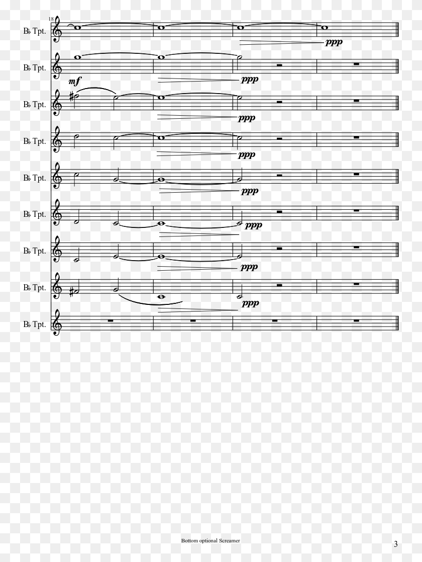749x1057 Taps Sheet Music Composed By Walter White Arr Phantom Regiment Firebird Suite Sheets, Gray, World Of Warcraft HD PNG Download
