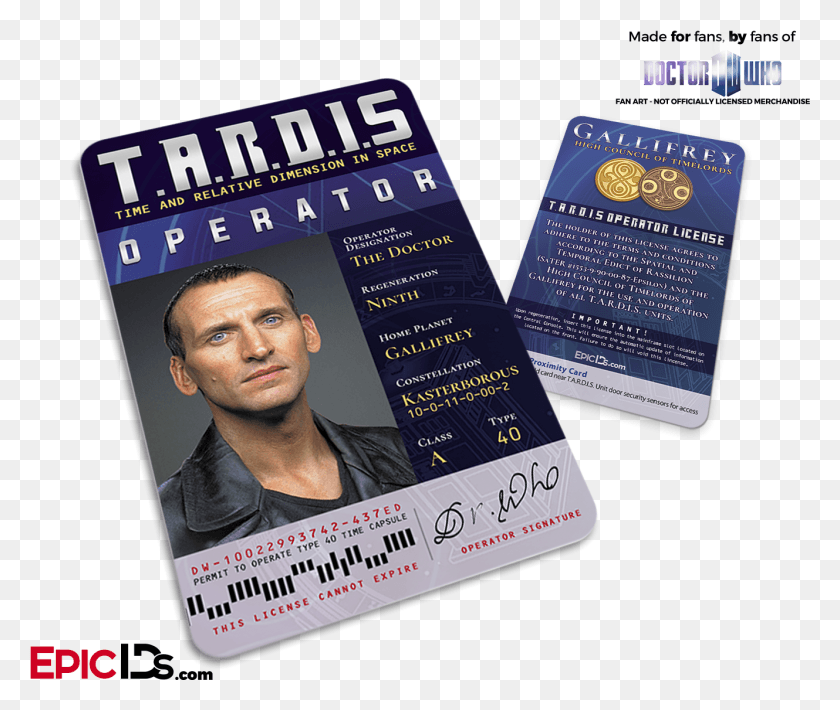 1329x1109 Tardis 39doctor Who39 Operator License, Text, Person, Human HD PNG Download