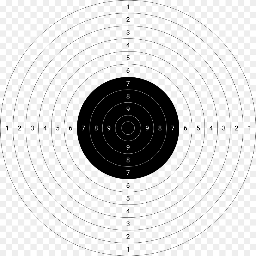 1776x1776 Target Practice Royalty, Gray Clipart PNG