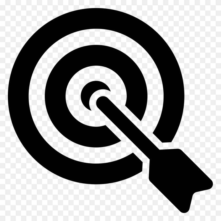 981x982 Target Svg Arrow Icon Target Logo With Arrow, Hammer, Tool, Spiral HD PNG Download