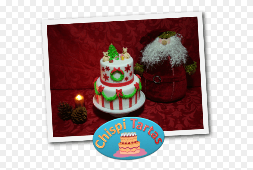580x507 Tarta Navidad Birthday Cake, Candle, Cake, Dessert HD PNG Download