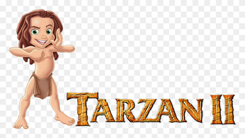 983x523 Tarzan Ii Image Tarzan 2 Logo, Person, Human, Text HD PNG Download
