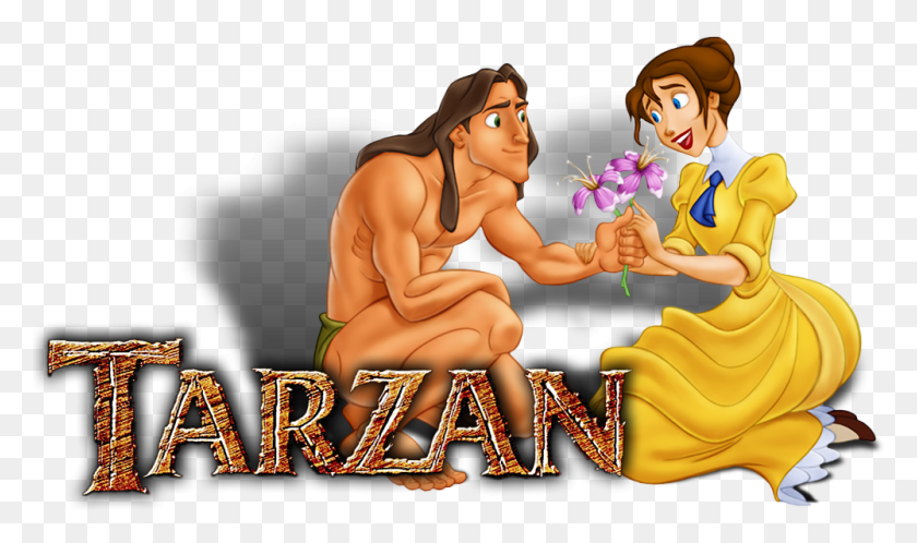 1000x562 Tarzan Image Tarzan En Jane Disney, Person, Human, Plant HD PNG Download