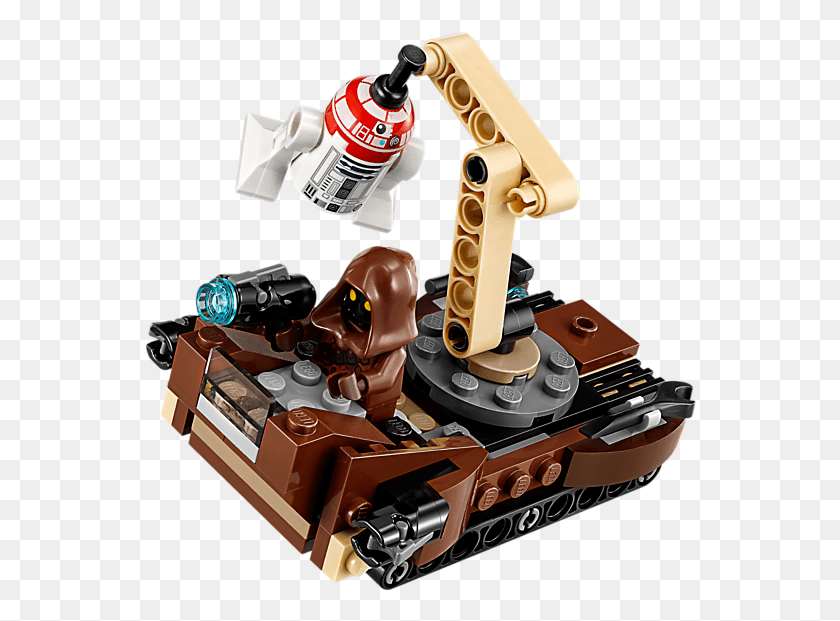 552x561 Descargar Png Tatooine Battle Pack Lego Star Wars Caja, Máquina, Cámara, Electrónica Hd Png