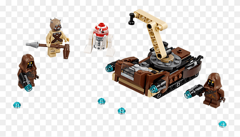 751x421 Descargar Tatooine Battle Pack Lego Tatooine Battle Pack, Robot, Juguete Hd Png