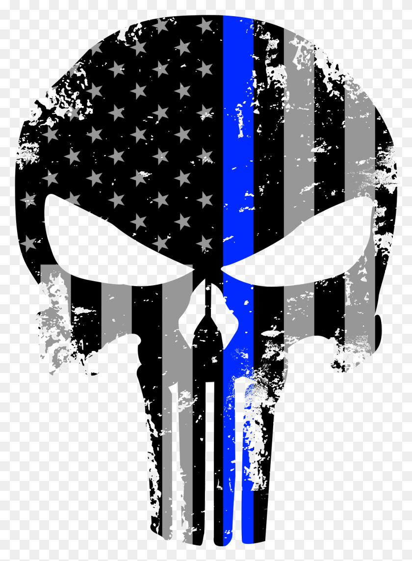 1279x1777 Tattered Inch Subdued Us Flag Punisher Skull Reflective Blue Line Punisher Logo, Lighting, Symbol, Text HD PNG Download