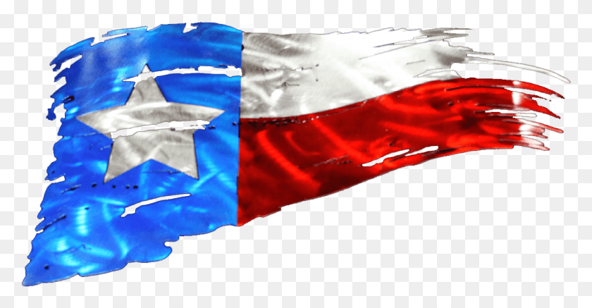 1117x541 Tattered Texas Flag Metal Art Tattered Texas Flag Decal, Symbol, American Flag HD PNG Download