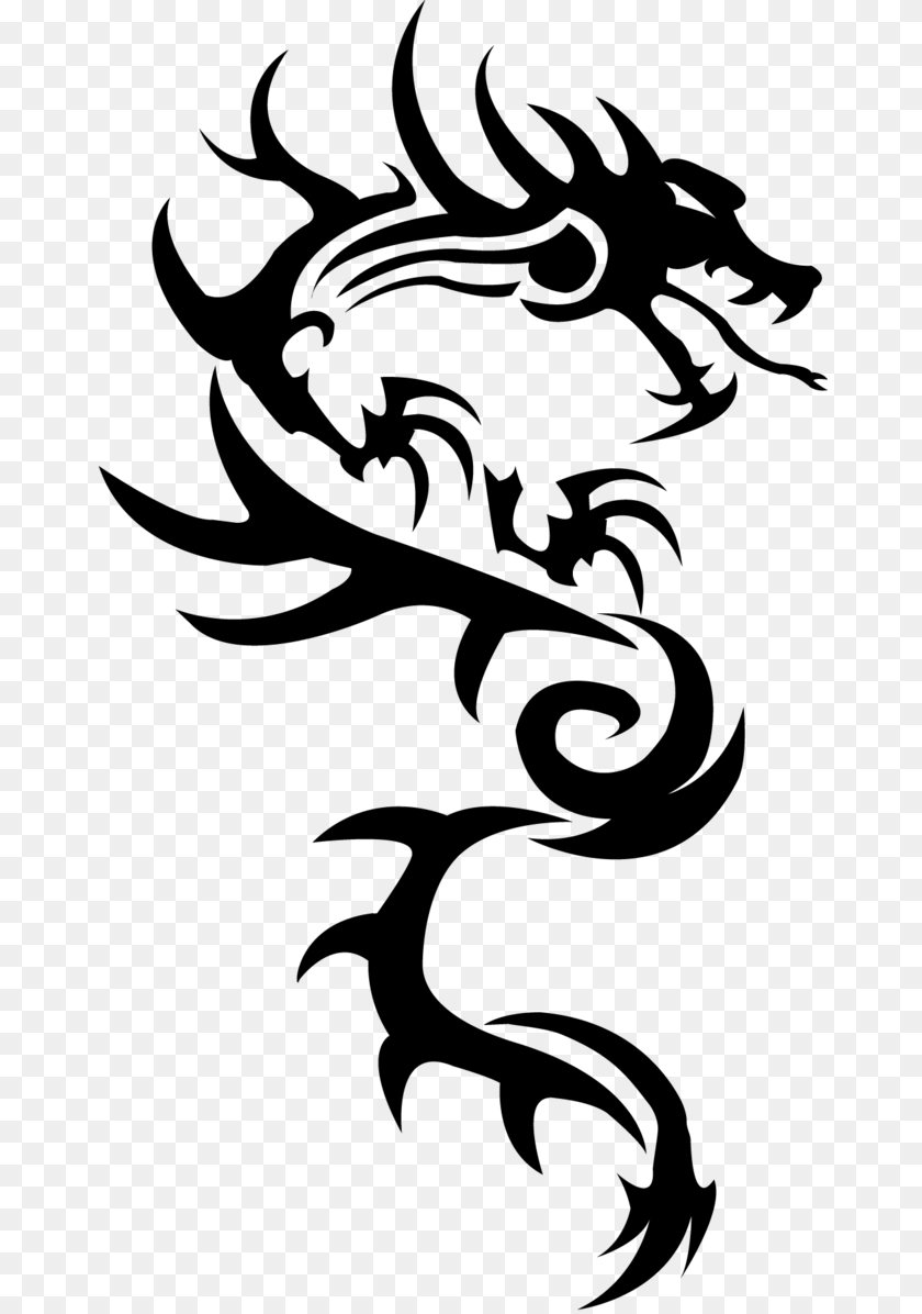 668x1196 Tattoo, Gray Sticker PNG