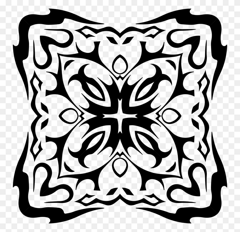 Tattoo Tribal Art Drawing Computer Icons Clipart Tribal Art, Gray, World Of Warcraft HD PNG Download