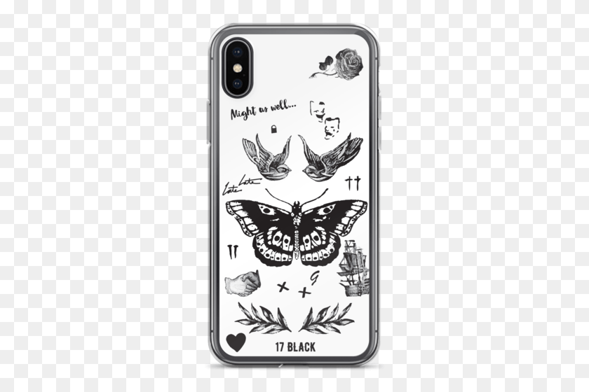 263x500 Tattoos Iphone X Case Cases By Kate Transparent Harry Styles Tattoos, Phone, Electronics, Mobile Phone HD PNG Download