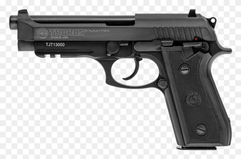 Taurus Model 92 9mm Pistol Beretta, Gun, Weapon, Weaponry HD PNG Download