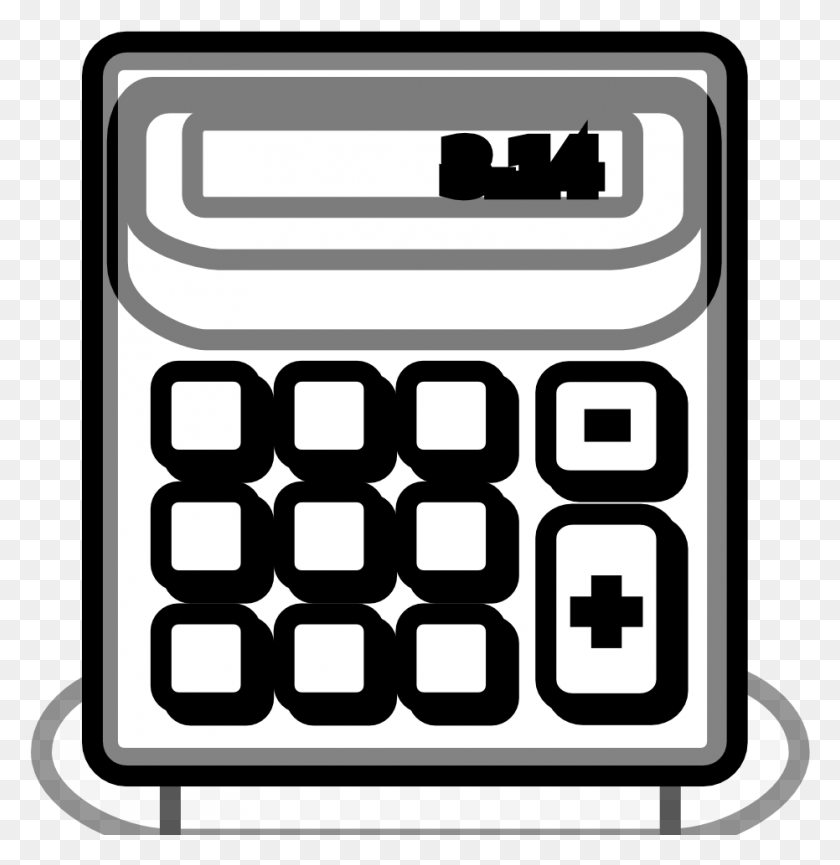 931x961 Tax Calculator Svg Icon Free Clip Art Transparent Calculator, Electronics HD PNG Download