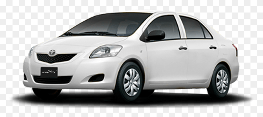 1573x635 Taxi Blanco Toyota Belta, Coche, Vehículo, Transporte Hd Png