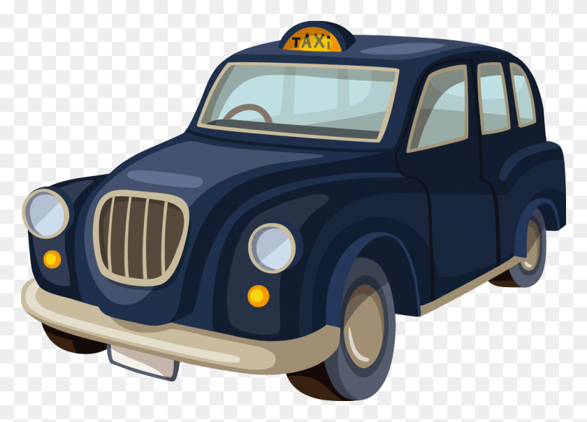1108x774 Taxi Clipart Cute Black Cab Clip Art, Car, Vehicle, Transportation HD PNG Download