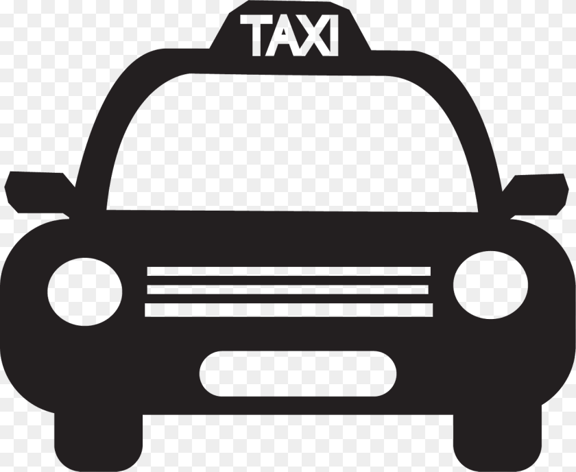 Taxi Icon Car, Transportation, Vehicle, Lawn Mower Clipart PNG