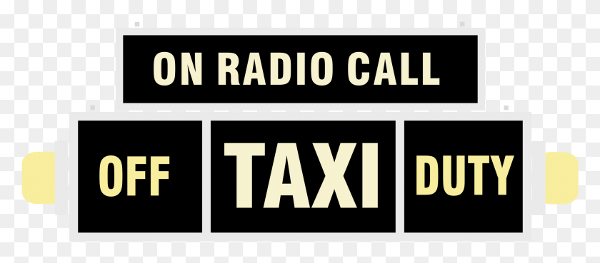 2191x869 Descargar Png Taxi On Radio Call Logo, Etiqueta, Texto, Word Hd Png