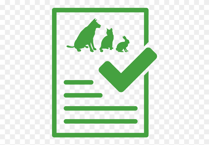 424x523 Descargar Png Tay Valley Veterinarios Registrar Mascotas Icono En Signo Verde, Texto, Símbolo, Alfabeto Hd Png