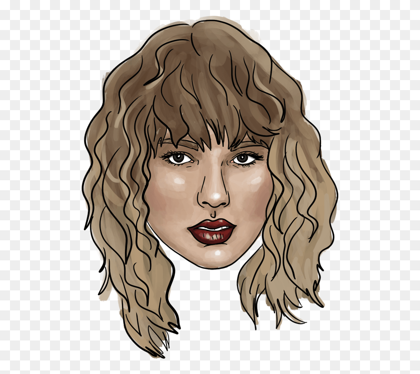 515x687 Taylor Illustration, Head, Face HD PNG Download