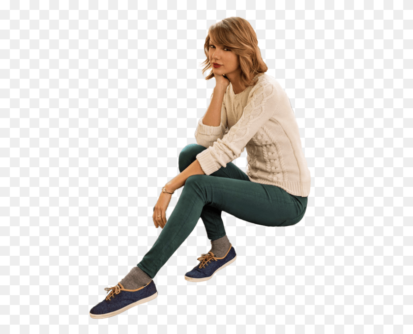 482x619 Taylor Swift And Transparent Image Sit, Clothing, Apparel, Person HD PNG Download