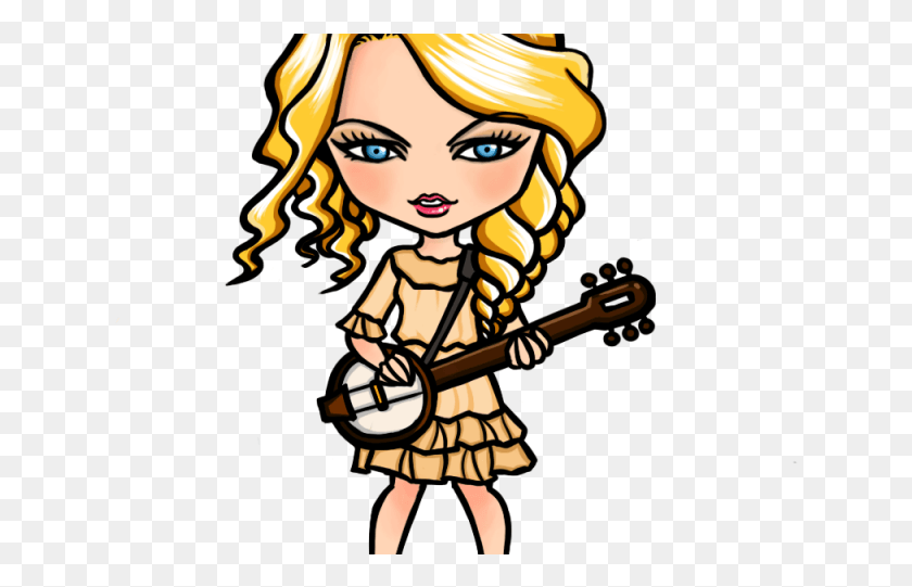 631x481 Taylor Swift Clipart Cartoon Taylor Swift Clipart, Person, Human, Guitar HD PNG Download