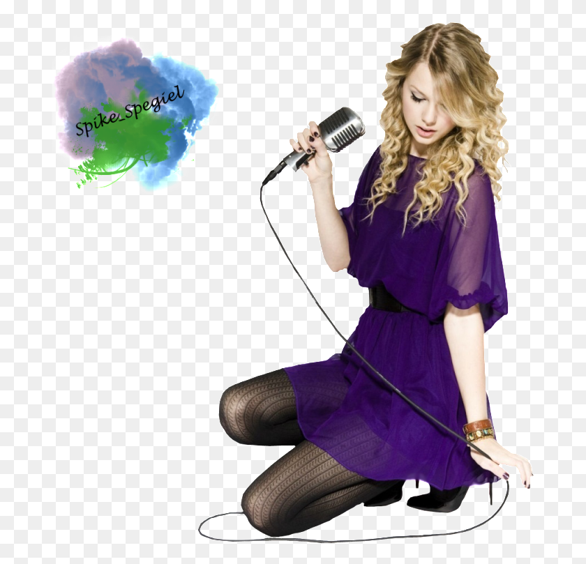 693x749 Taylor Swift Photo Taylor Swiftrenderupload Taylor Swift Concert Add, Person, Human, Microphone HD PNG Download
