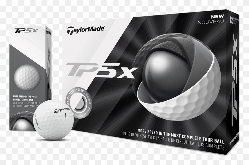 1098x699 Taylormade Has Been Producing 5 Piece Golf Balls Since Taylormade Tp5x 2019, Ball, Golf Ball, Sport HD PNG Download