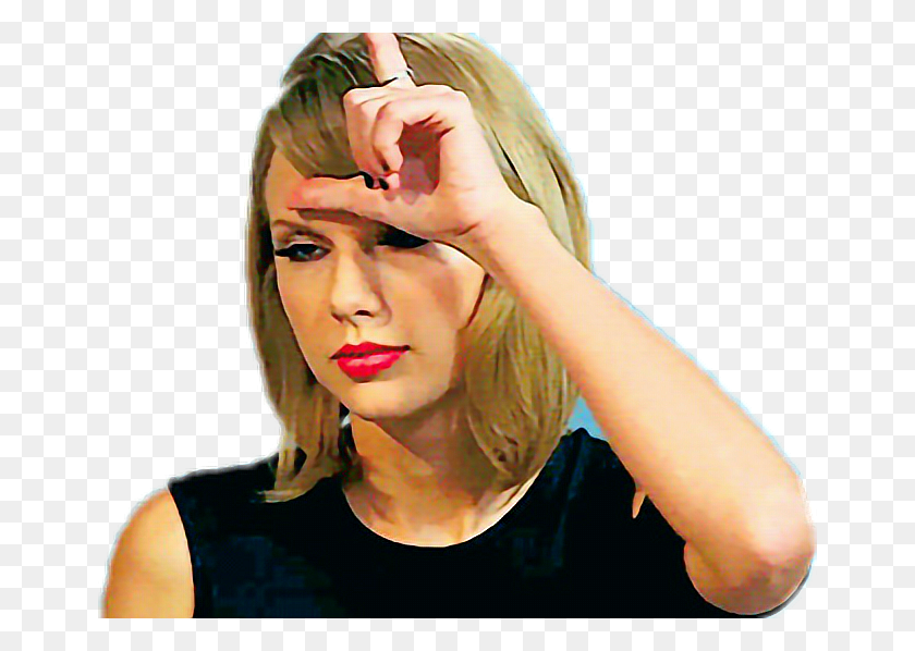 660x538 Taylorswift Sticker L Forehead Gif, Person, Human, Face HD PNG Download