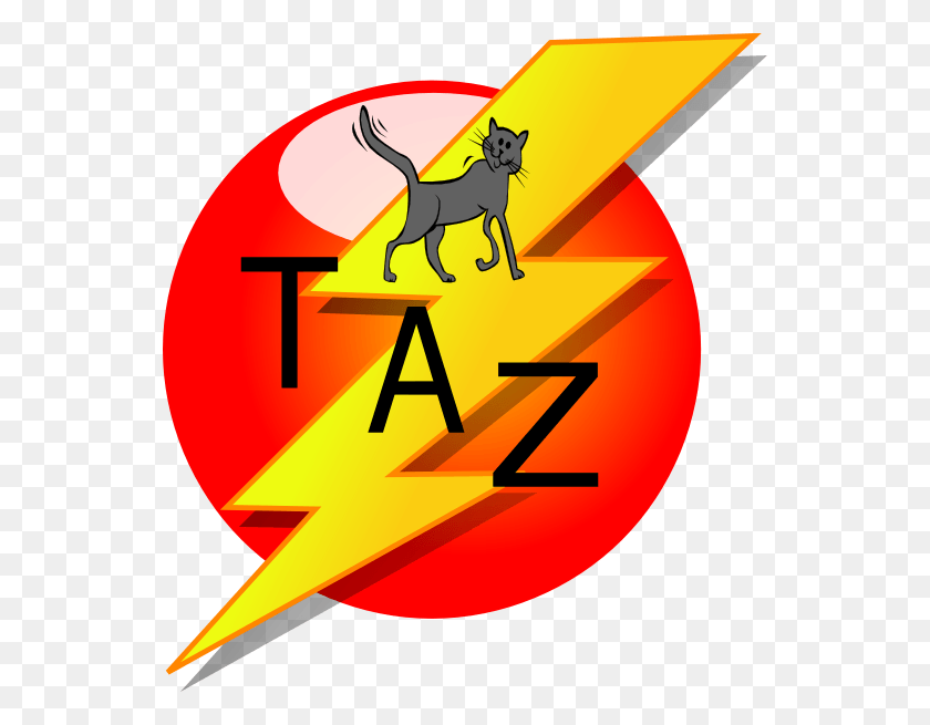 546x595 Taz Decal Clip Art Graphic Design, Symbol, Outdoors, Dog HD PNG Download