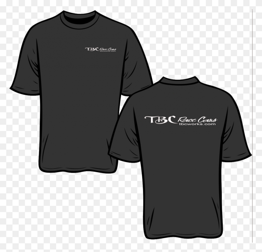 1000x960 Tbc Race Cars Black Copy Uniform T Shirt Black Design, Clothing, Apparel, T-shirt HD PNG Download