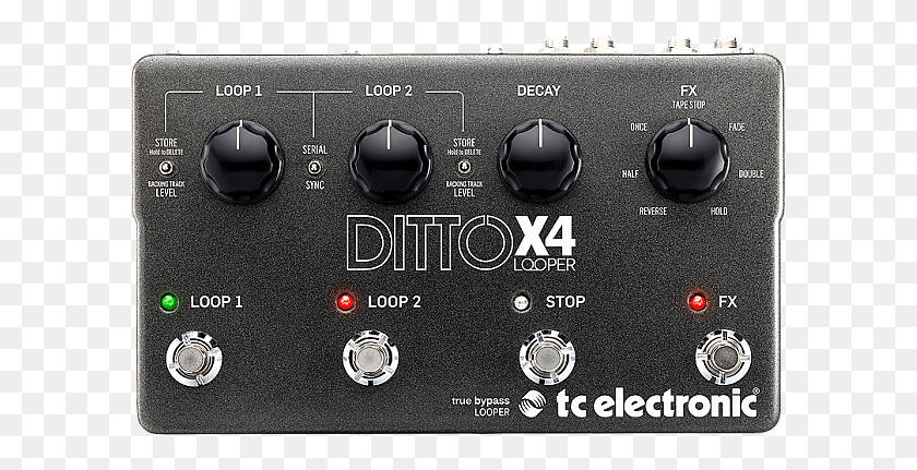 603x371 Tc Electronic Ditto X4 Looper, Electronics, Amplifier, Stereo HD PNG Download