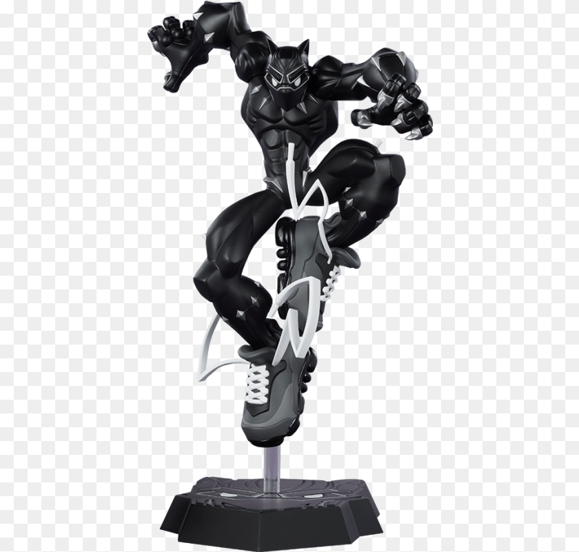 Tchalla Designer Toy Black Panther Action Figure, Person Sticker PNG