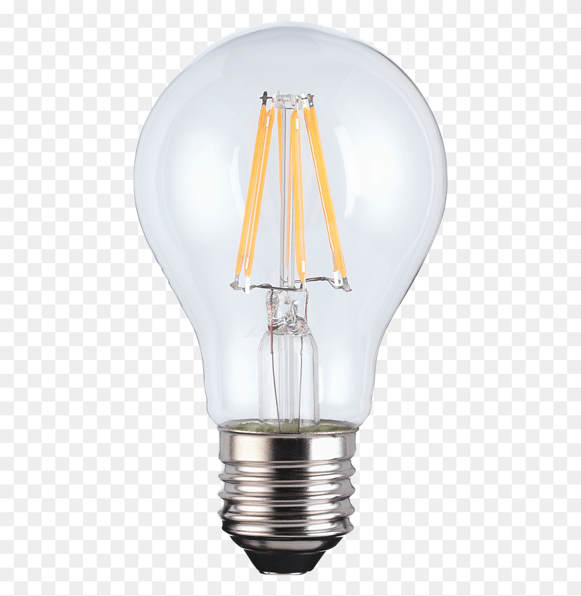 455x801 Tcp Led Filament Clear Classic 7w Es Dimmable Light 11534 Eglo, Lightbulb, Mixer, Appliance HD PNG Download