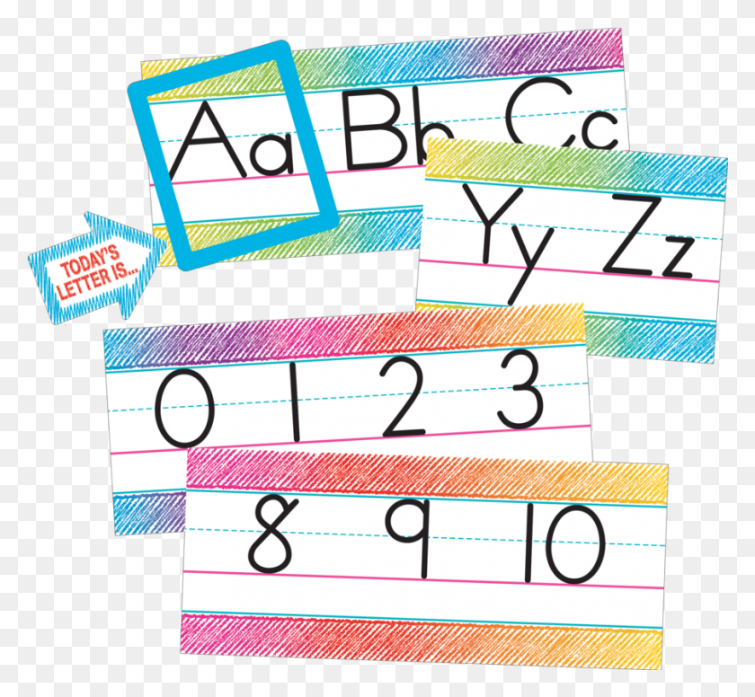 901x828 Tcr 3052 Colorful Scribble Alphabet Bbs Colorful Scribble Calendar Set, Text, Number, Symbol HD PNG Download