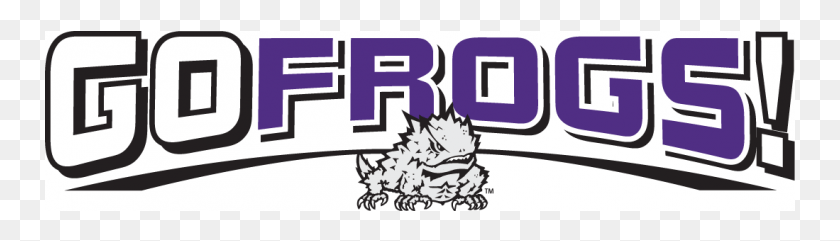751x181 Tcu Horned Frogs Iron On Stickers And Peel Off Decals Tcu Horned Frogs, Text, Label, Sticker HD PNG Download