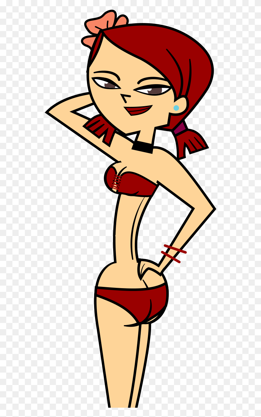 554x1283 Td Zoey In Bikini By Gordon003 Total Drama Island Bikini, Активный Отдых, Волынка, Музыкальный Инструмент Png Скачать