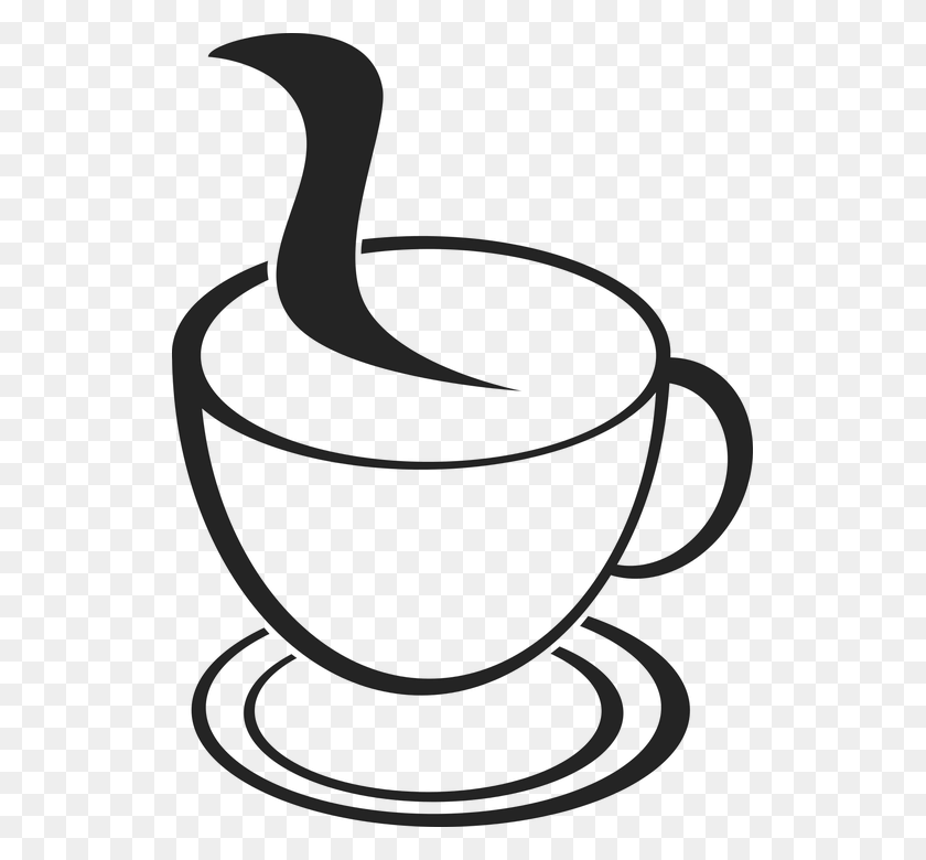 527x720 Tea Coffee Cup Beverage Drink Mug Hot Cafe Cup Of Coffee Drawing HD PNG Download