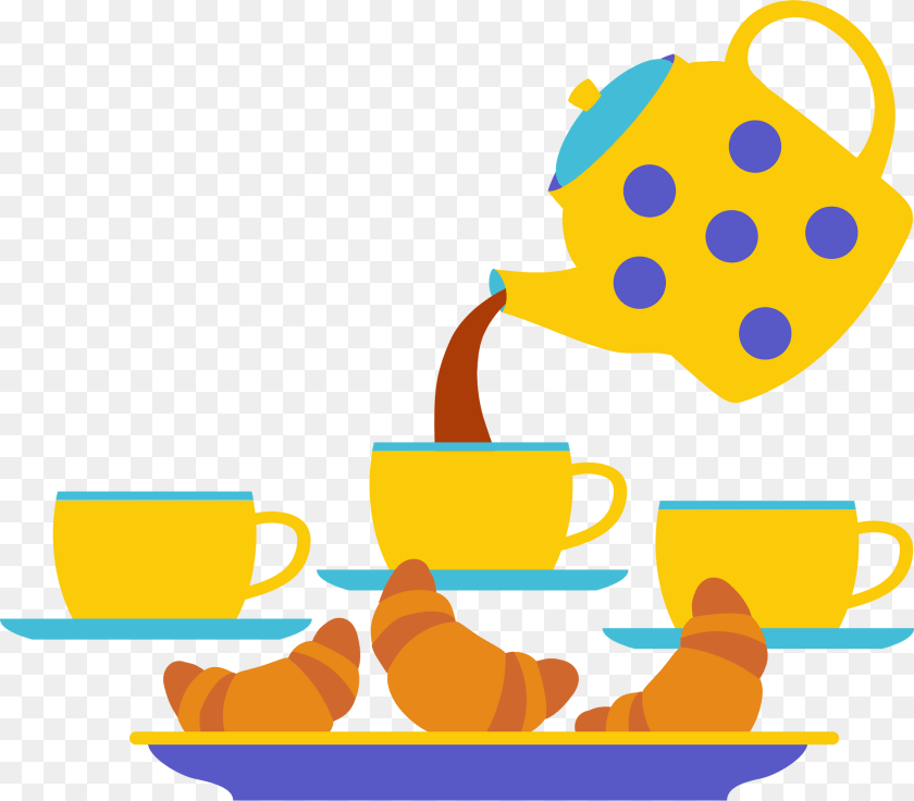 1920x1682 Tea Party Pottery, Cup, Cookware, Pot Clipart PNG